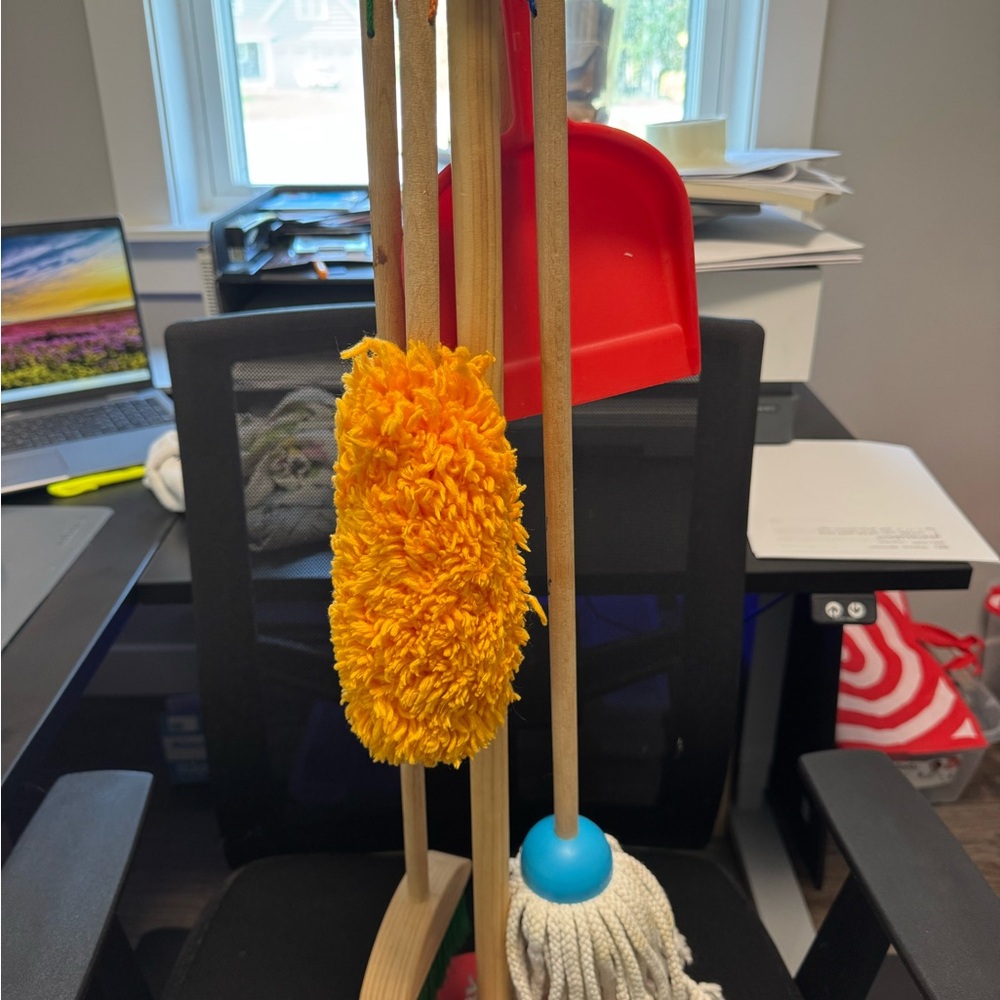 Melissa & Doug Cleaning Set - Red, Yellow, Blue - Picture 2 of 2